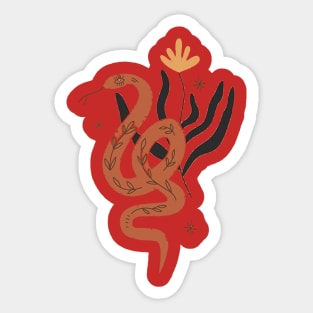 Wild West Snake Sticker